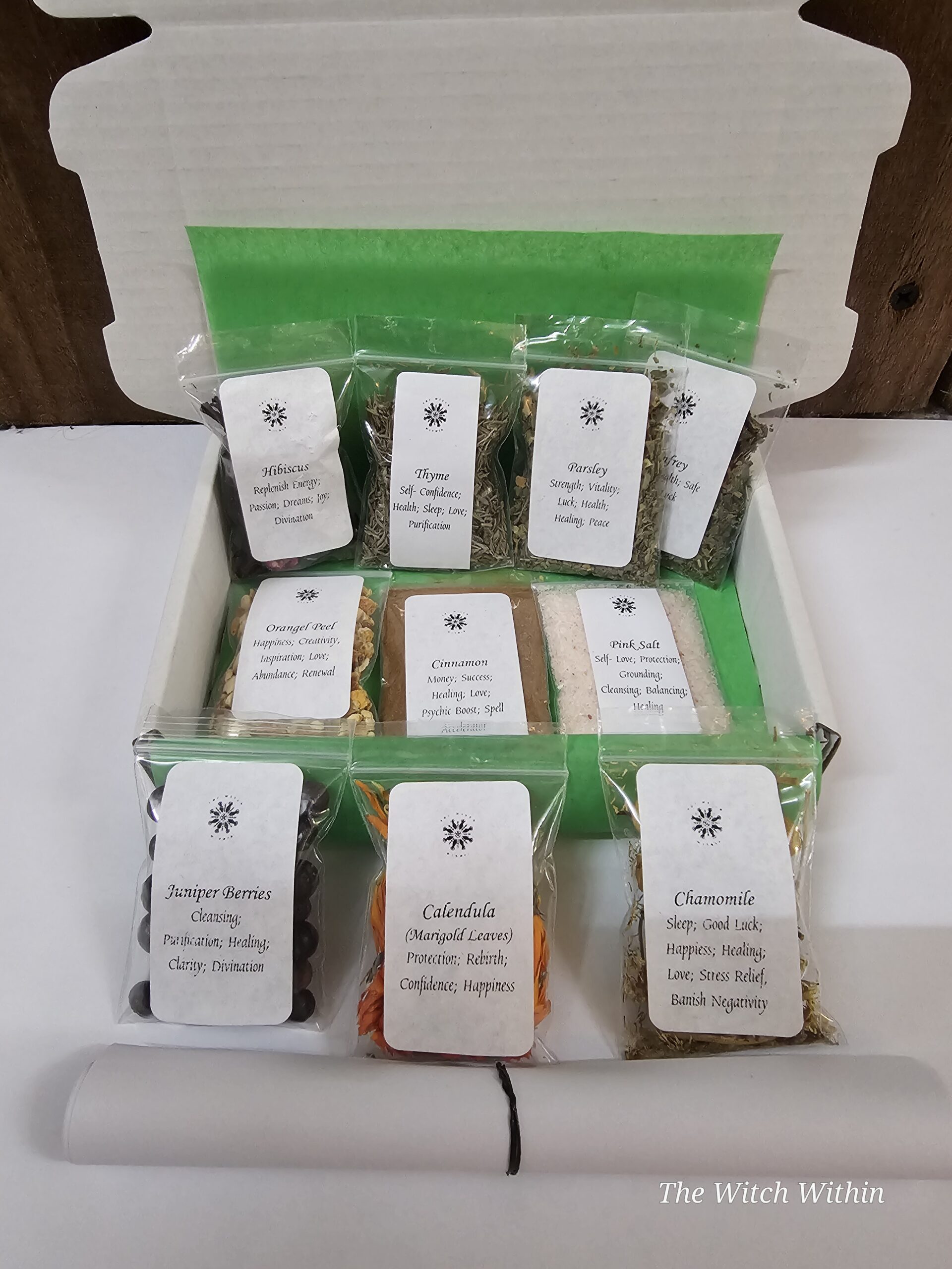 Starter Apothecary Box - 10 Herbs