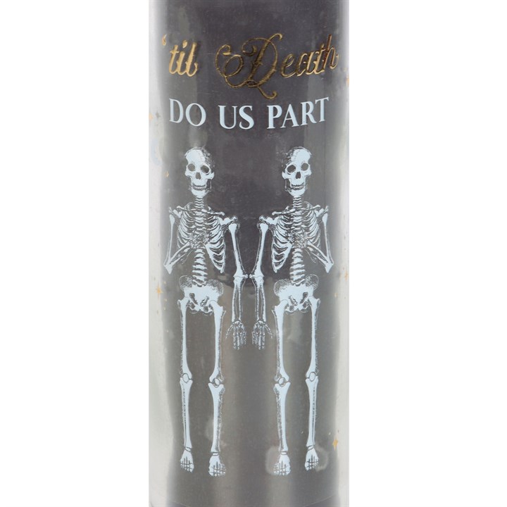 Til Death Do Us Part Amber Noir Tube Candle - Image 3