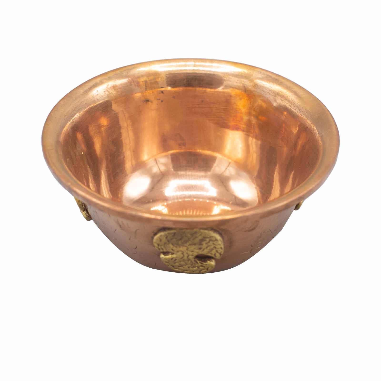 Copper Ritual Bowl with Tree of Life 12x5cm - Image 2