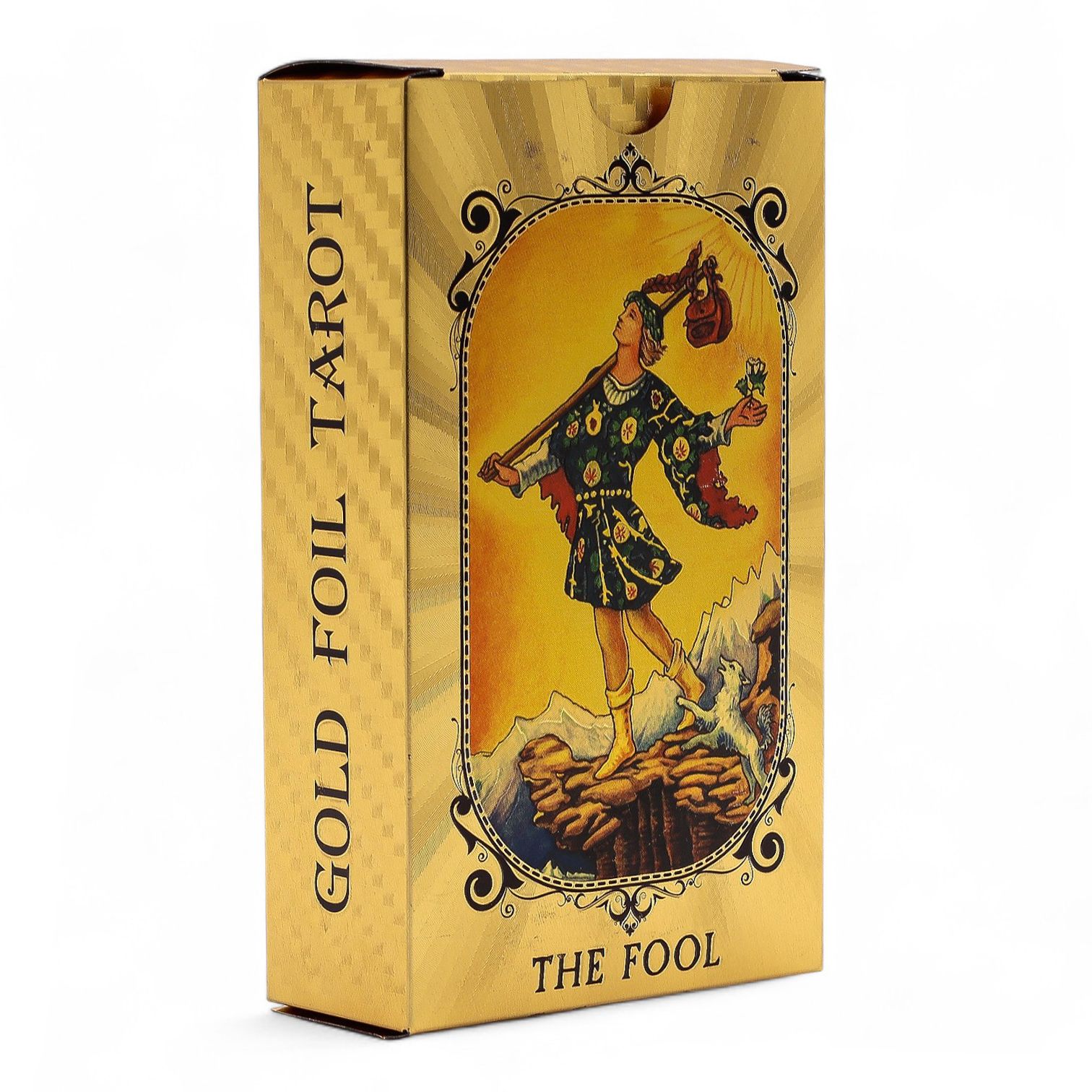 Blue & Gold Foil Tarot Card Set - All Seeing Eye - with booklet - Image 7