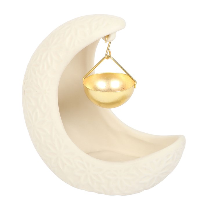 Crescent Moon Hanging Oil Burner - Image 2