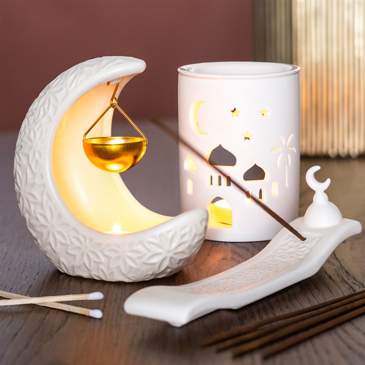 Crescent Moon Hanging Oil Burner - Image 5