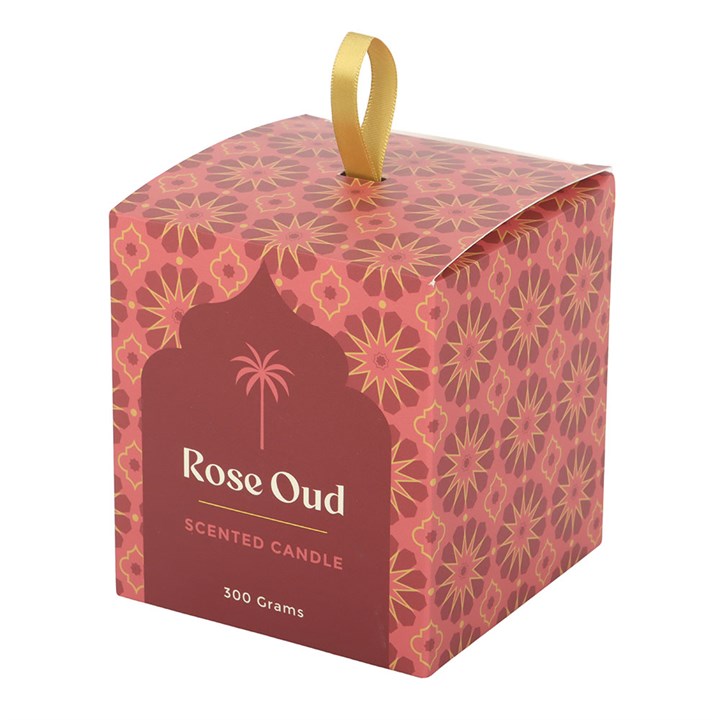 Arabian Nights Rose Oud Scented Candle - Image 4