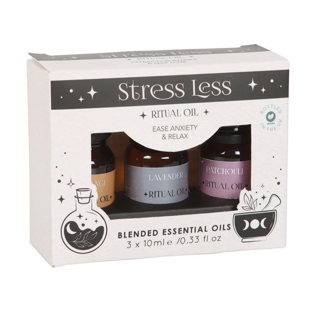 Set of 3 Stress Less Ritual Blended Essential Oils - Image 2