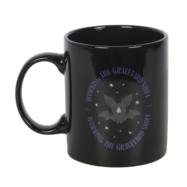 Graveyard Shift Bat Mug - Image 2