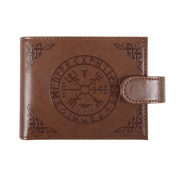 Viking Compass Faux Leather Wallet - Image 2