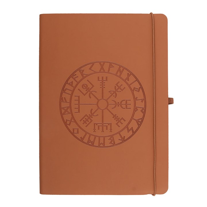 Viking Compass A5 Faux Leather Journal with Pen - Image 2
