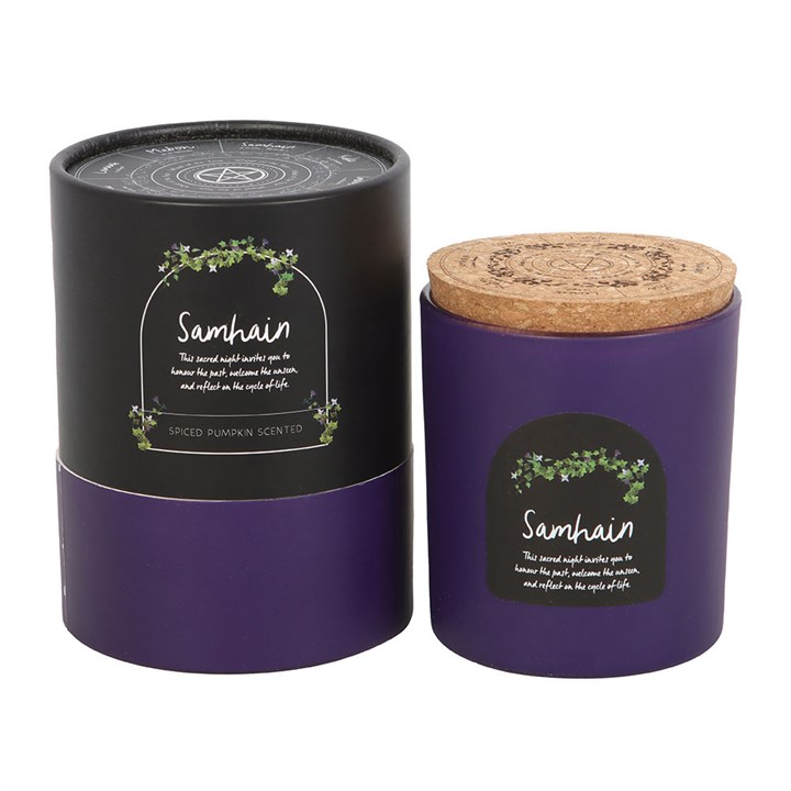 Samhain Spiced Pumpkin Wheel of the Year Candle - Image 4