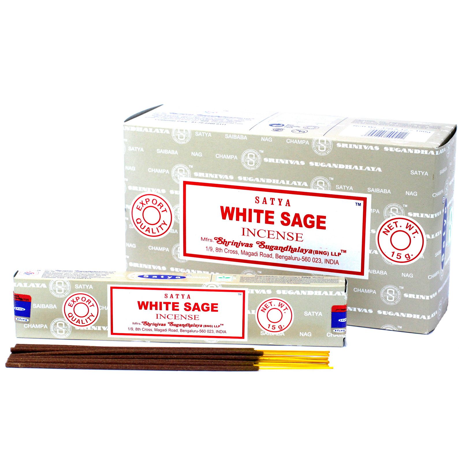 Satya Incense 15gm - White Sage - Image 2